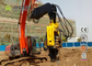 18-65T Excavator Attachment Hydraulic Pile Driver Machine Vibro Hammer