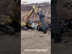 Πλήρως περιστρεφόμενη μηχανή κατεδάφισης απορριμμάτων για την επεξεργασία χάλυβα σε απορρίμματα