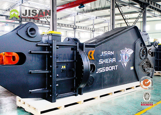 JS580RT ψαλίδες 20Mpa 450mm μετάλλων δύναμης εκσκαφέων χάλυβα άνθρακα