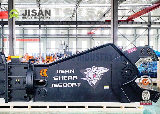 JS580RT ψαλίδες 20Mpa 450mm μετάλλων δύναμης εκσκαφέων χάλυβα άνθρακα