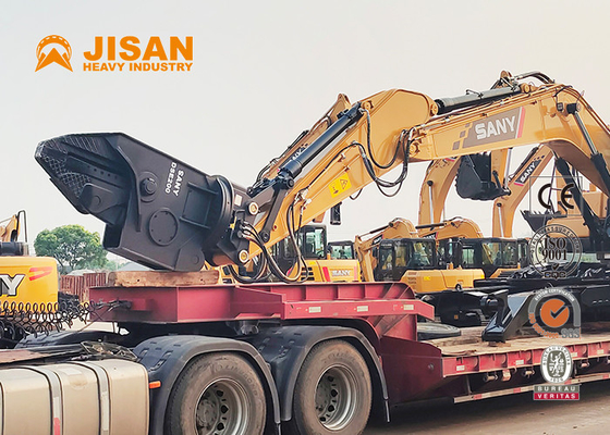 Jisan Hardox Excavator Demolition Shears Excavator Shear Fortress Scrap Shears για πώληση Αυτοκινήτων Μηχανή αποσυναρμολόγησης