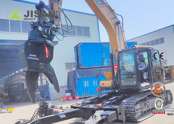 Pc310lc-5 Υδραυλικός Χάλυβας Shear Excavator Κατεδαφισμός Shear Excavator για πώληση περιστρεφόμενο Scrap Shears αυτοκίνητο καρότσι E