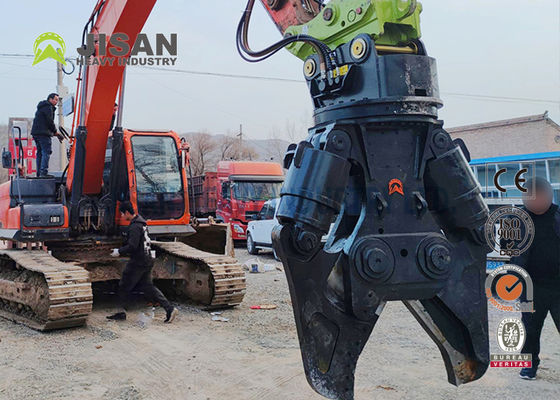 JSD40F-JSD480F Excavator Metal Shears For Demolition And Recycling With 360 Deg Hydraulic Rotation Motor