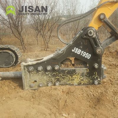 Υδραυλικός σπάσιμος πετρώματος με 160-180kg/cm2 Εργασιακή πίεση 150-190l/min ροή πετρελαίου και 350-500bpm ρυθμός πρόσκρουσης για εξορυκτές