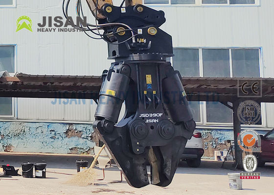 Υδραυλικές ψαλίδες μετάλλων εκσκαφέα JISAN με κινητήρα υδραυλικής περιστροφής 360 μοιρών, ισχυρή ισχύ και μεγάλη αντοχή