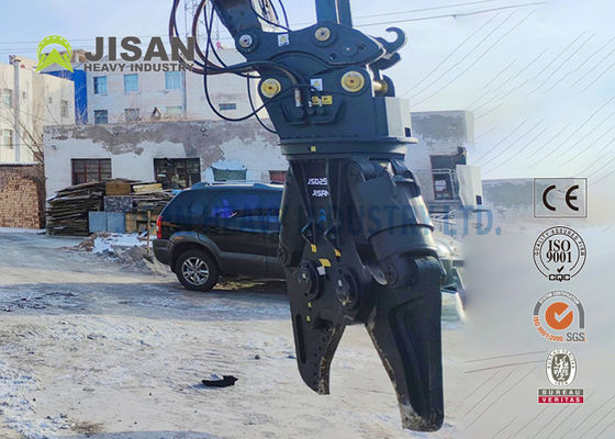 Υδραυλικές ψαλίδες μετάλλων εκσκαφέα JISAN με κινητήρα υδραυλικής περιστροφής 360 μοιρών, ισχυρή ισχύ και μεγάλη αντοχή