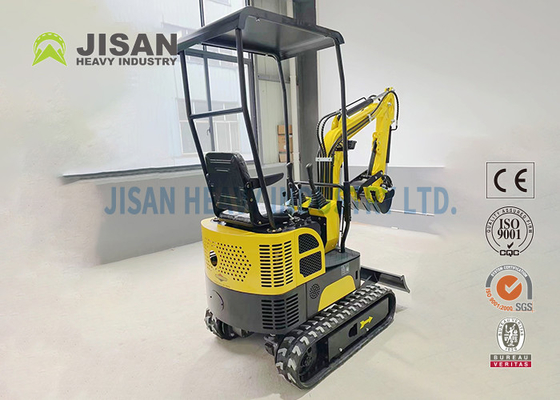 Micro Digger Mini Crawler Excavator, 1 Ton Small Bagger Trench Digger Machine